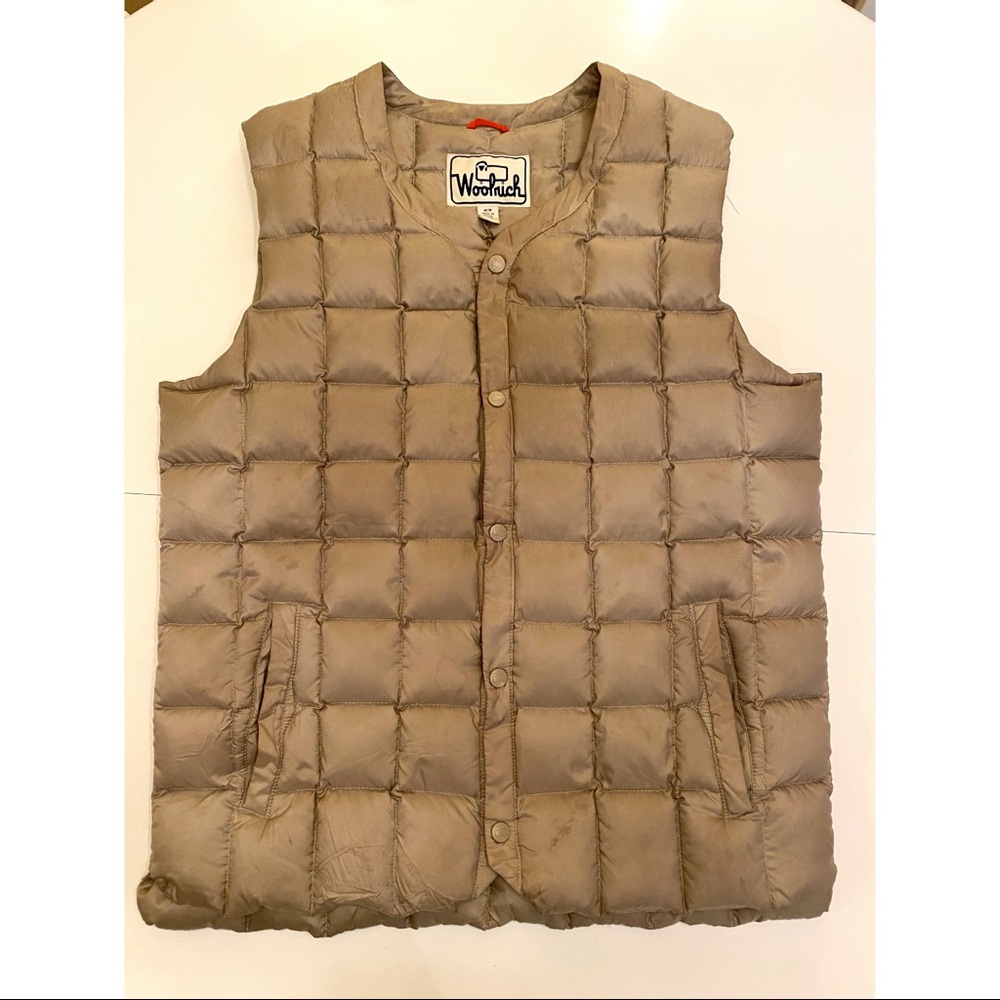 Woolrich Men’s Goosedown Vest Size M